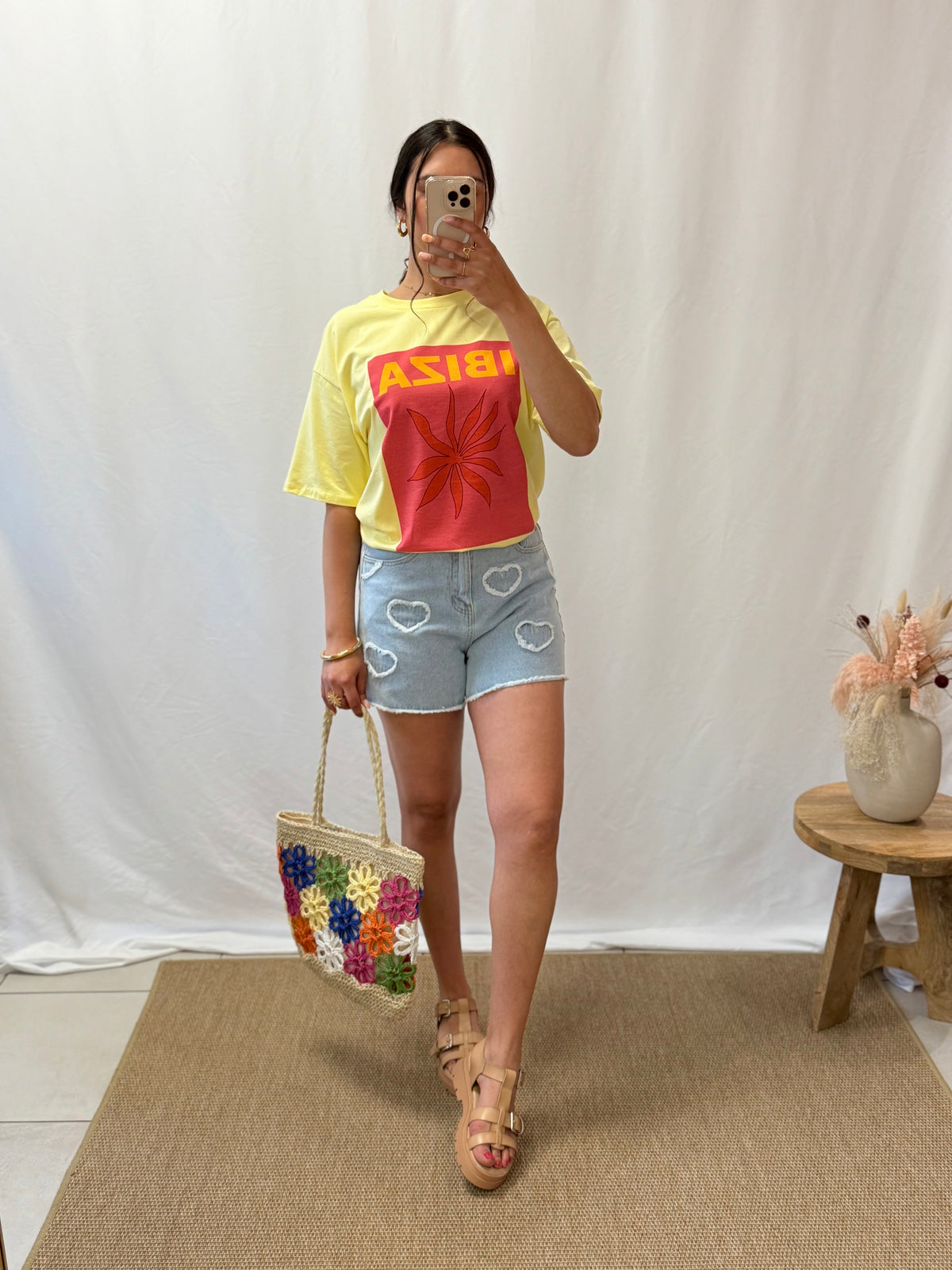 Short jean - Cœur