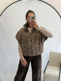 Veste réversible - Léopard