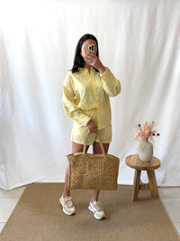 Short broderie jaune - Selia
