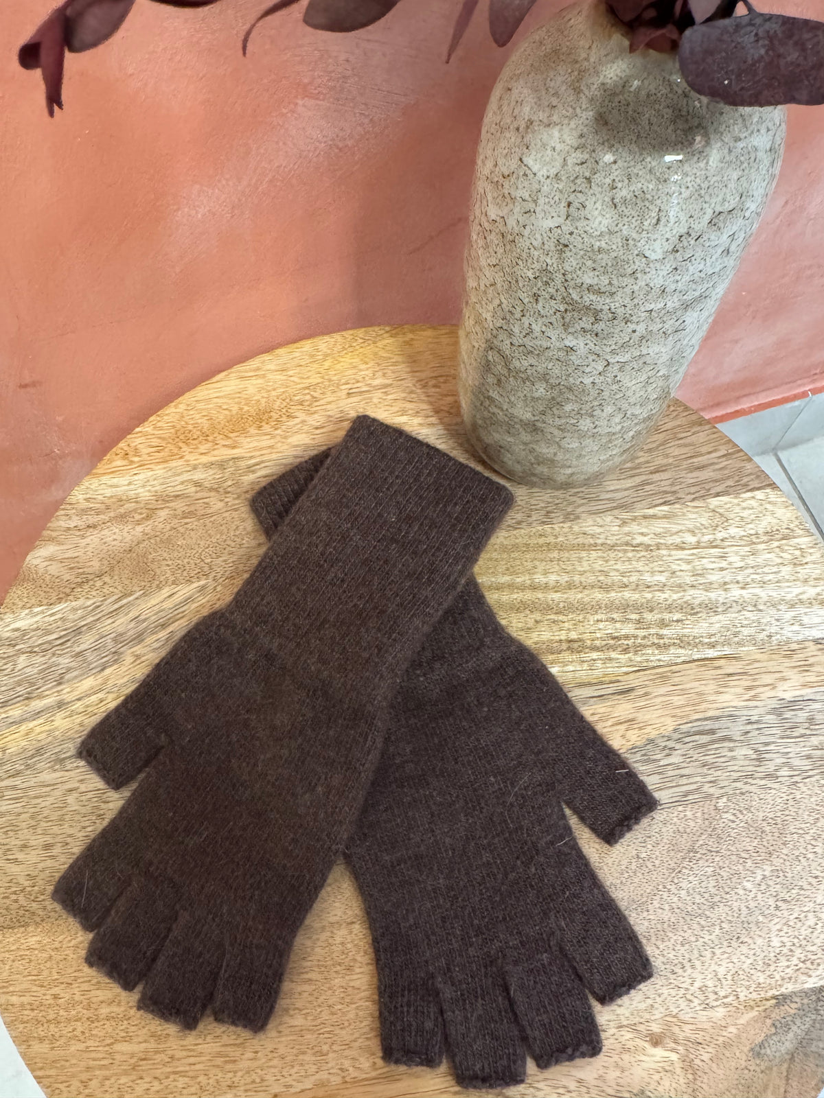 Mitaine en laine - Lila