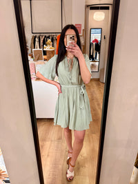 Robe courte vert - Giulia