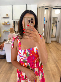 Robe motifs fushia - Julia