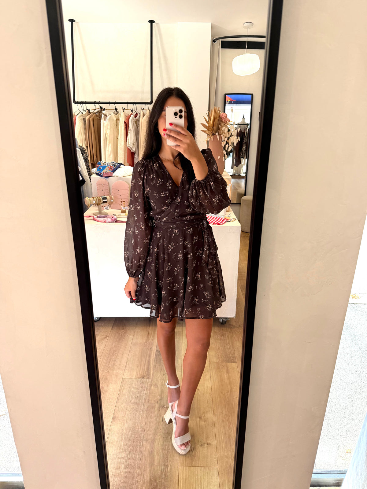 Robe motifs choco - jade