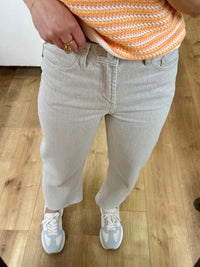 Jean momfit taupe - Boy