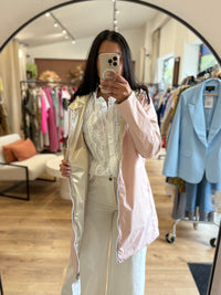 Parka rose argent- Leon