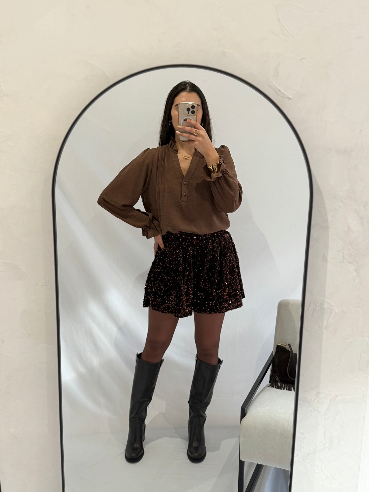 Short sequins café - Ines