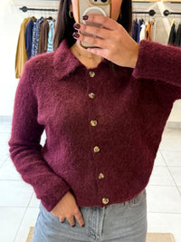 Gilet bordeaux - Manon