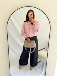 Blouse rayure rose - Rosie