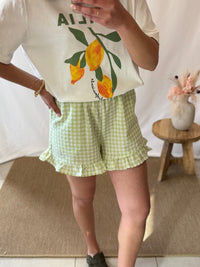 Short vichy vert - Riam