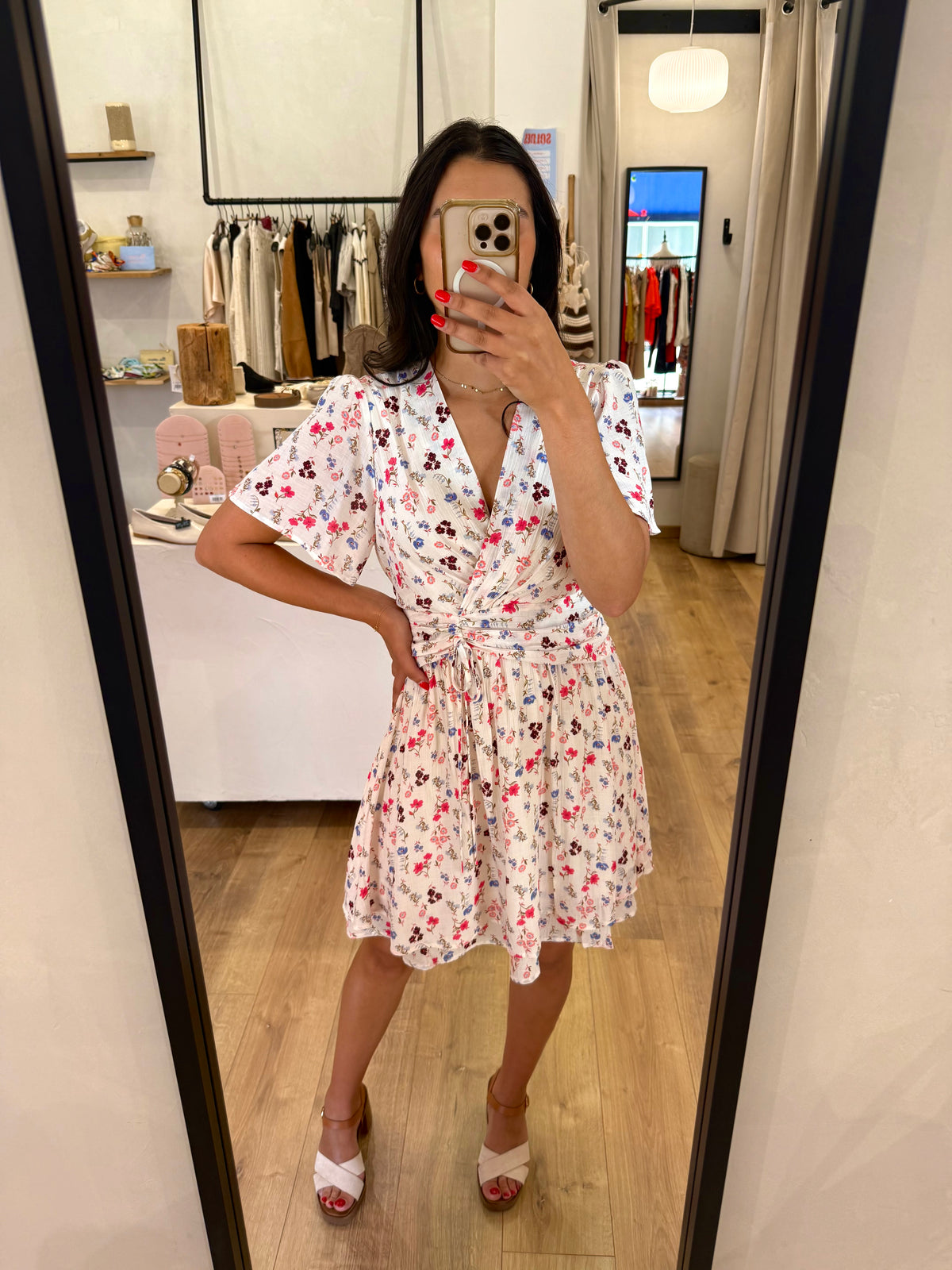 Robe courte rose - Suza