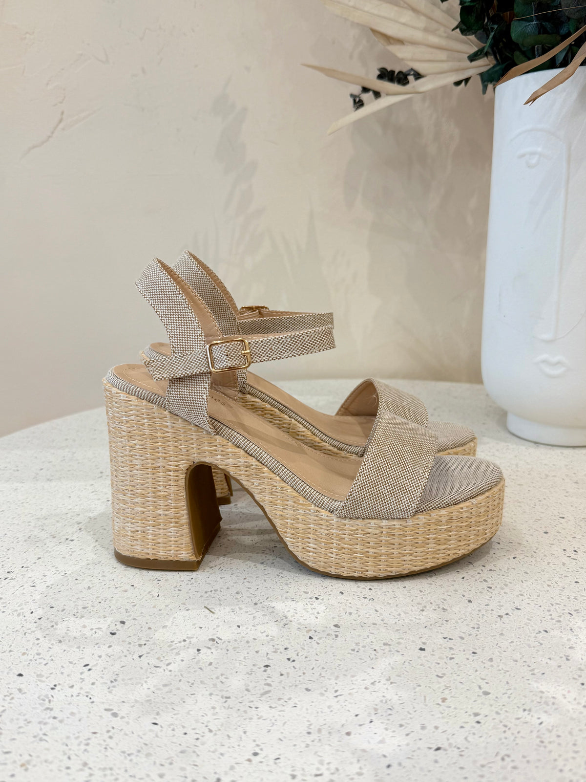 Sandales talons kaki - Noah
