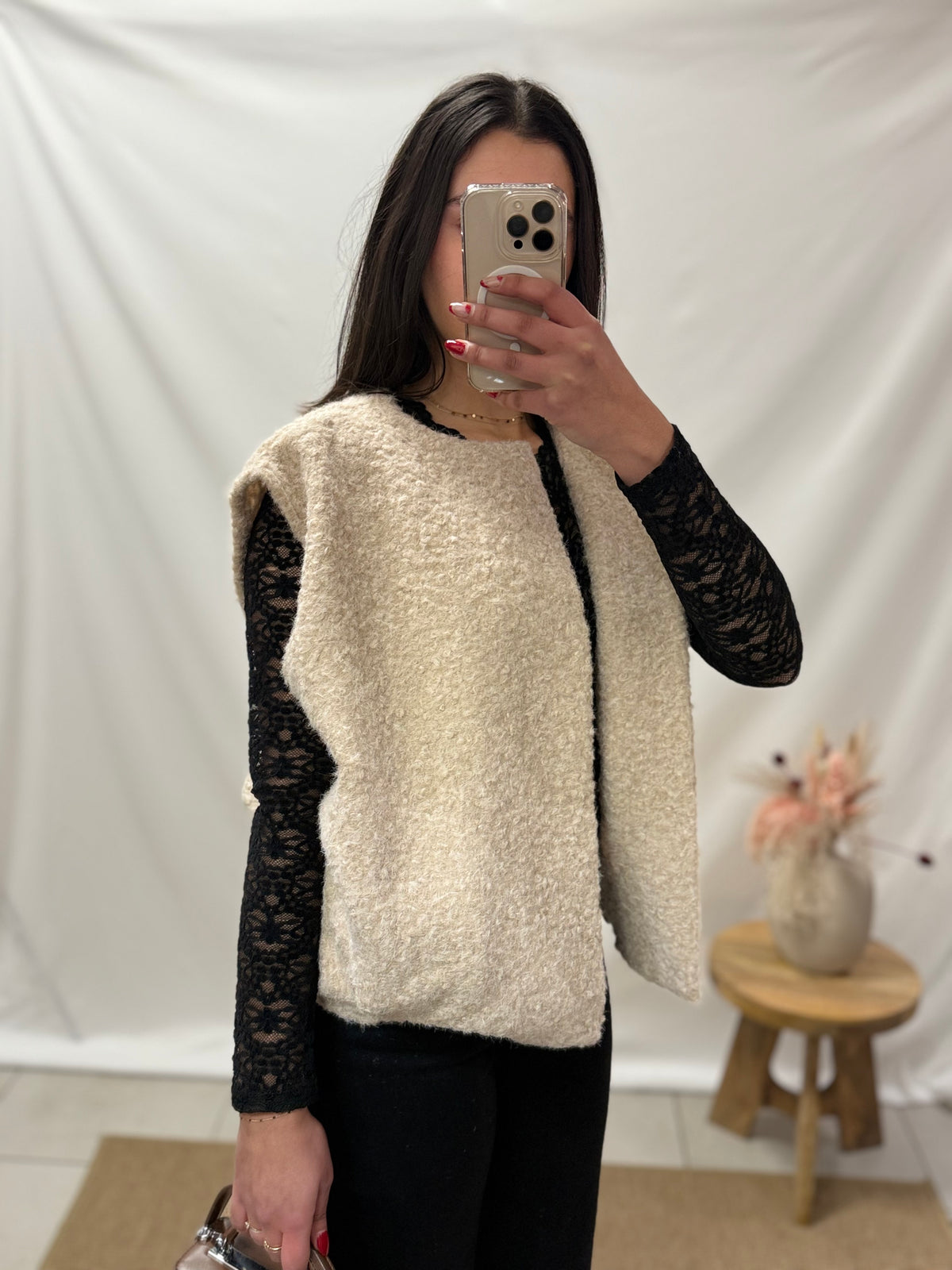 Gilet beige - ASTHER