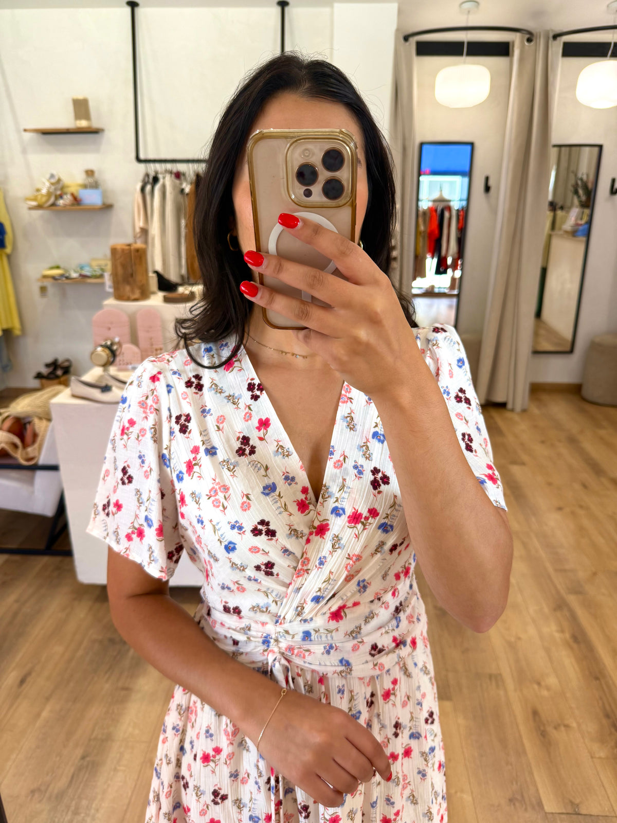 Robe courte rose - Suza