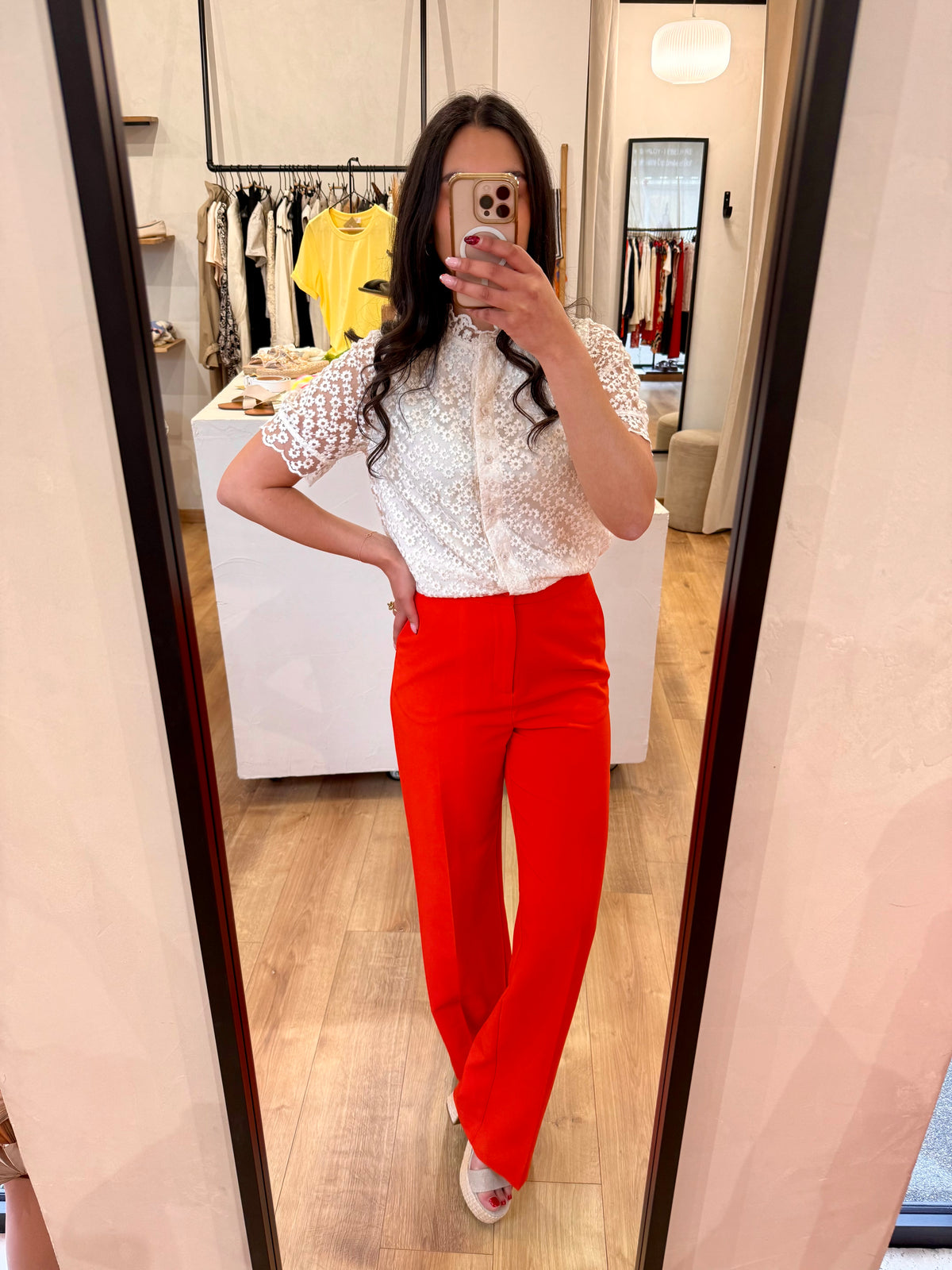 Pantalon orange - Nora