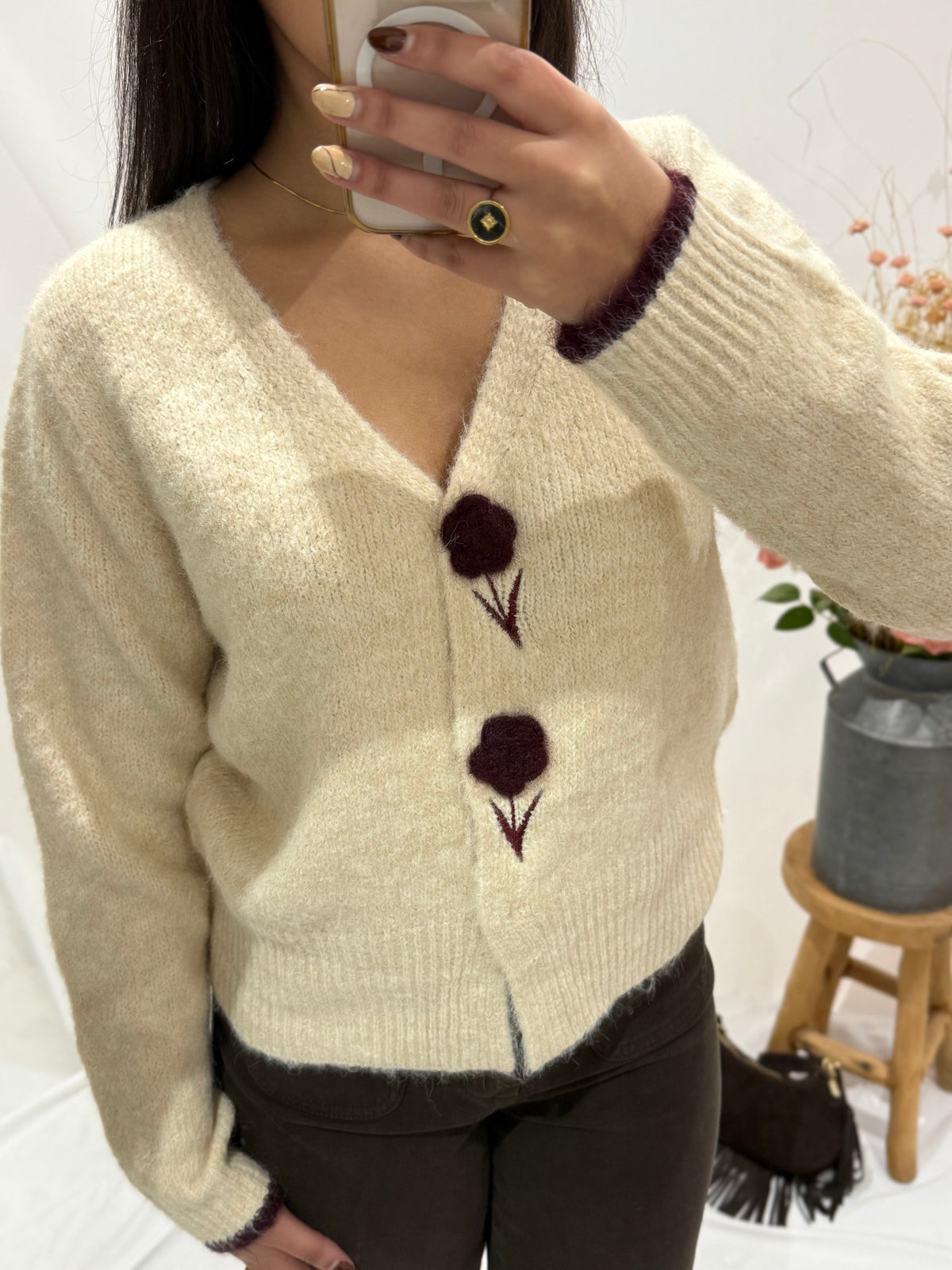 Gilet beige - Noelie