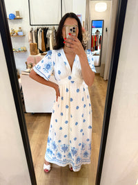 Robe longue bleu - Mila