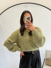 Pull chiné vert - Auguste