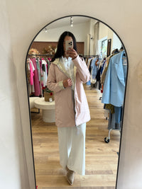 Parka rose argent- Leon