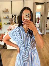 Robe Rayure Bleu - Alice