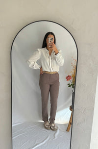 Pantalon taupe - Hortence