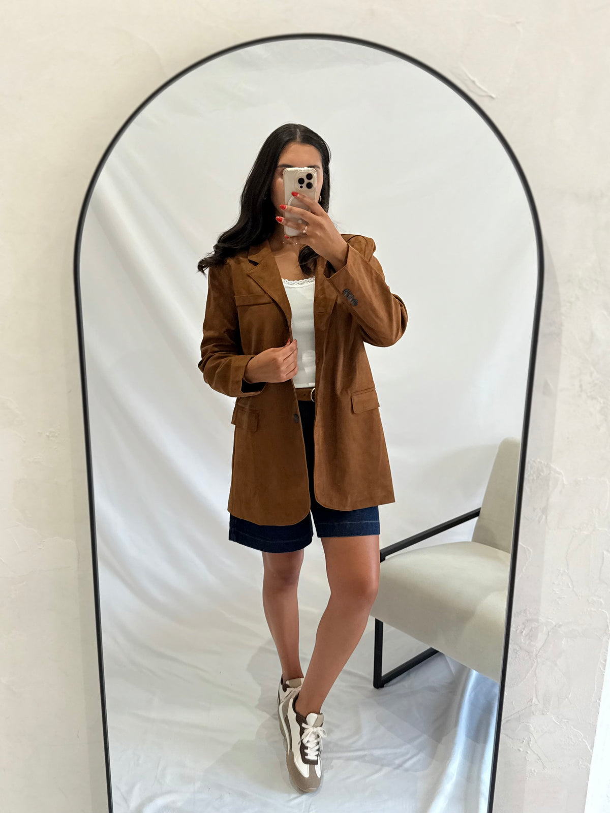 Blazer suédine - Brown