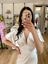 Robe longue champagne - Léna