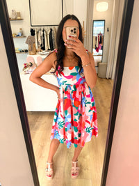 Robe Motifs Rose - Manon