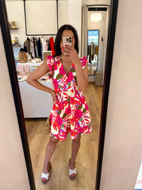 Robe courte fushia - Julia