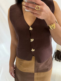 Gilet choco - Nadia