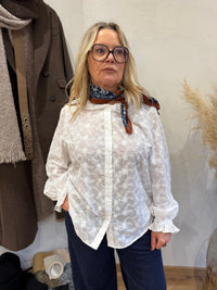 Blouse broderie blanc GT - Milo