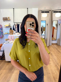 Blouse olive - Emilie
