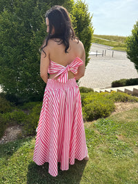 Ensemble rayure fushia - Léonce