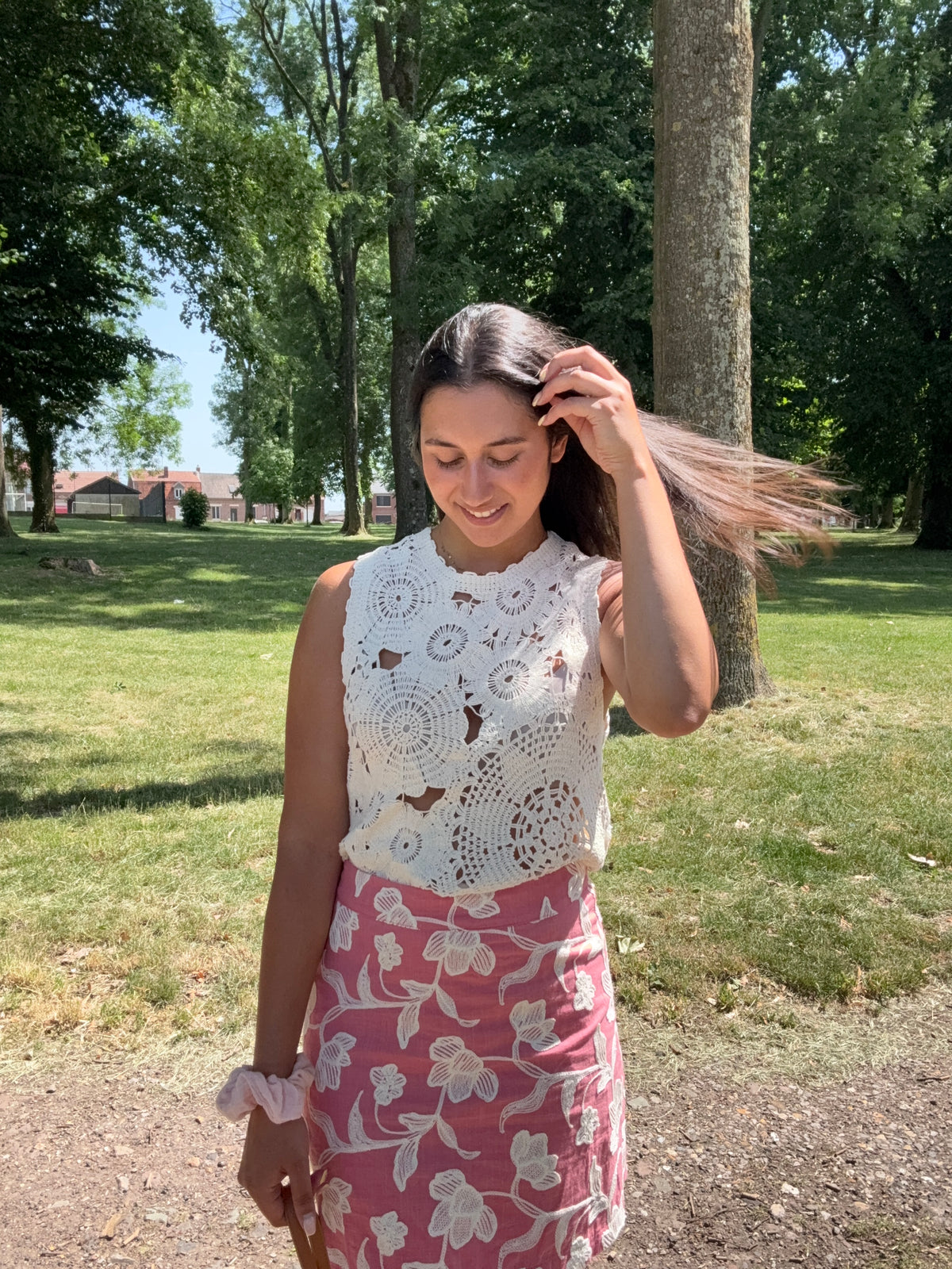 Haut crochet beige - Rio