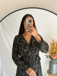Robe courte noir - Alma
