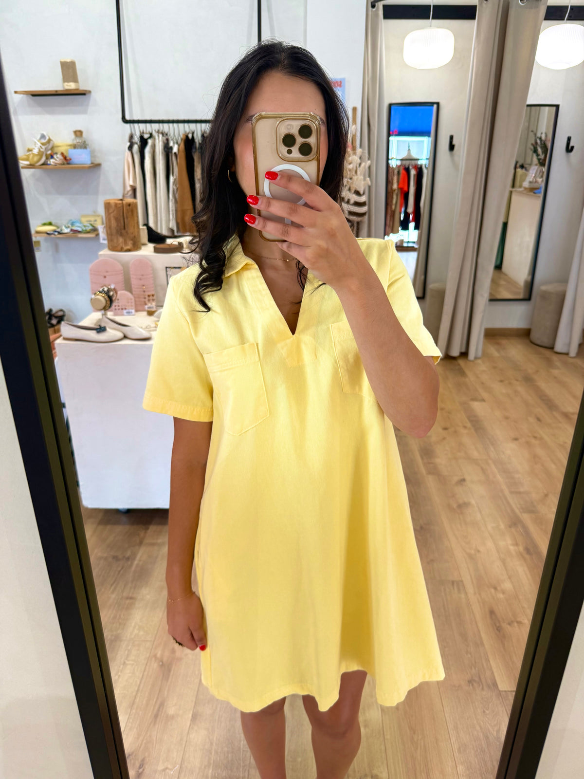 Robe jaune - Elisa