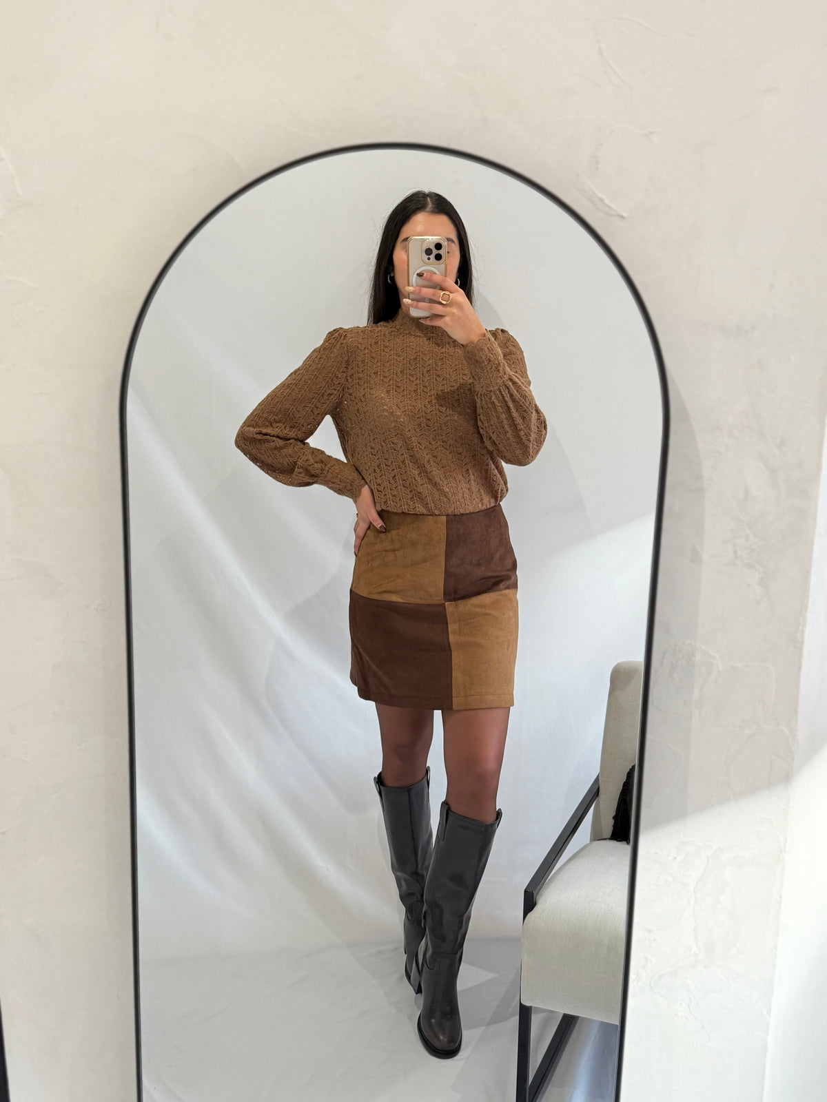 Blouse choco - Laura