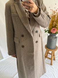 Manteau long taupe - Polio