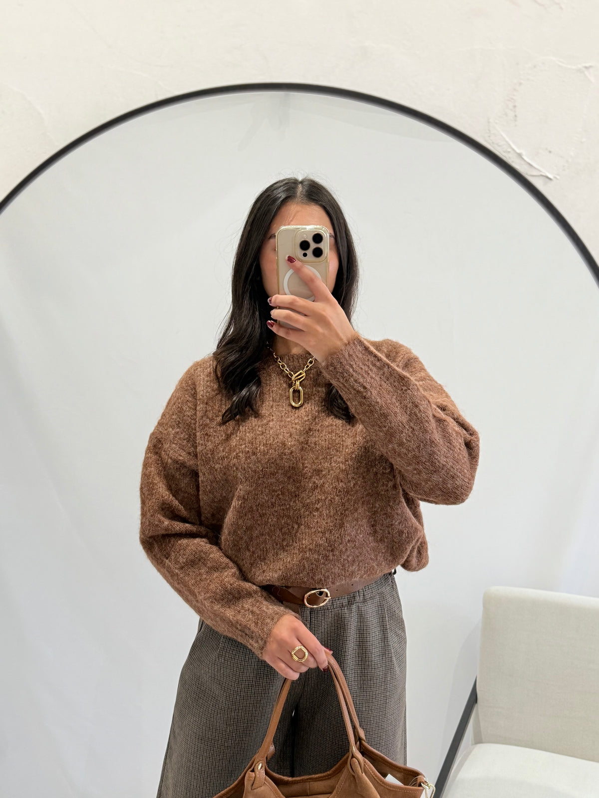 Pull camel foncé - Jen