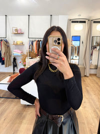 Sous pull noir - cachemire