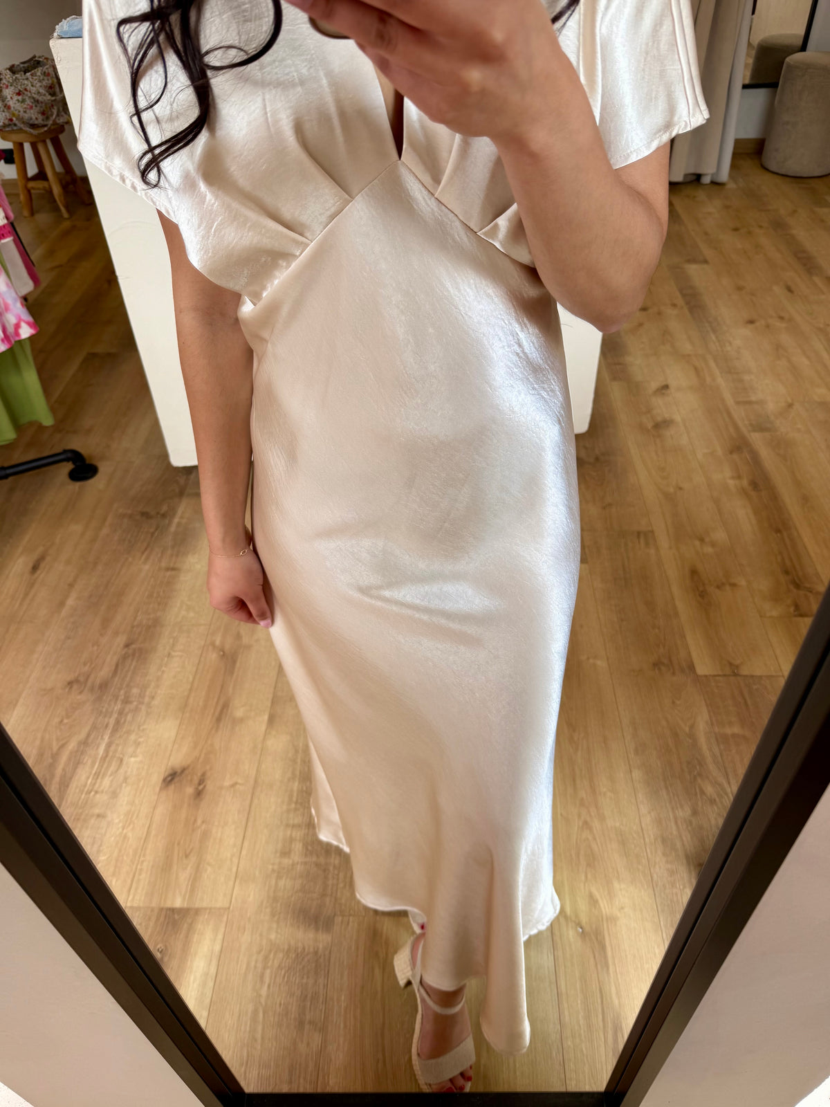 Robe longue champagne - Léna