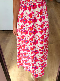 Robe longue fushia - Lola
