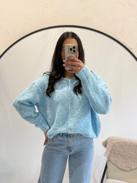 Gilet bleu ciel  - Aude