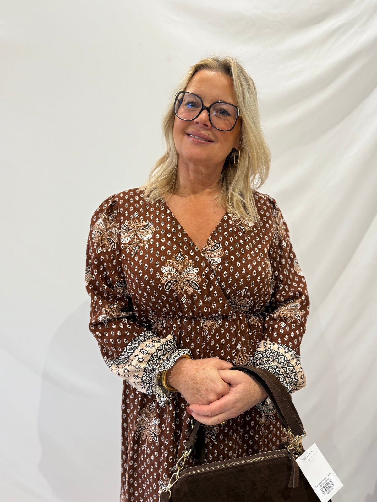 Robe longue café GT - Lea