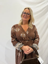 Robe longue café GT - Lea