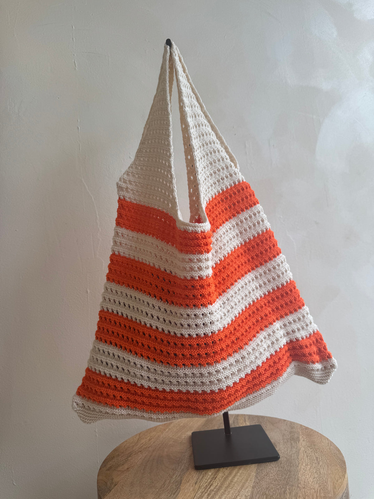 Sac crochet orange - Eloane
