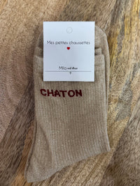 Chaussette - chaton