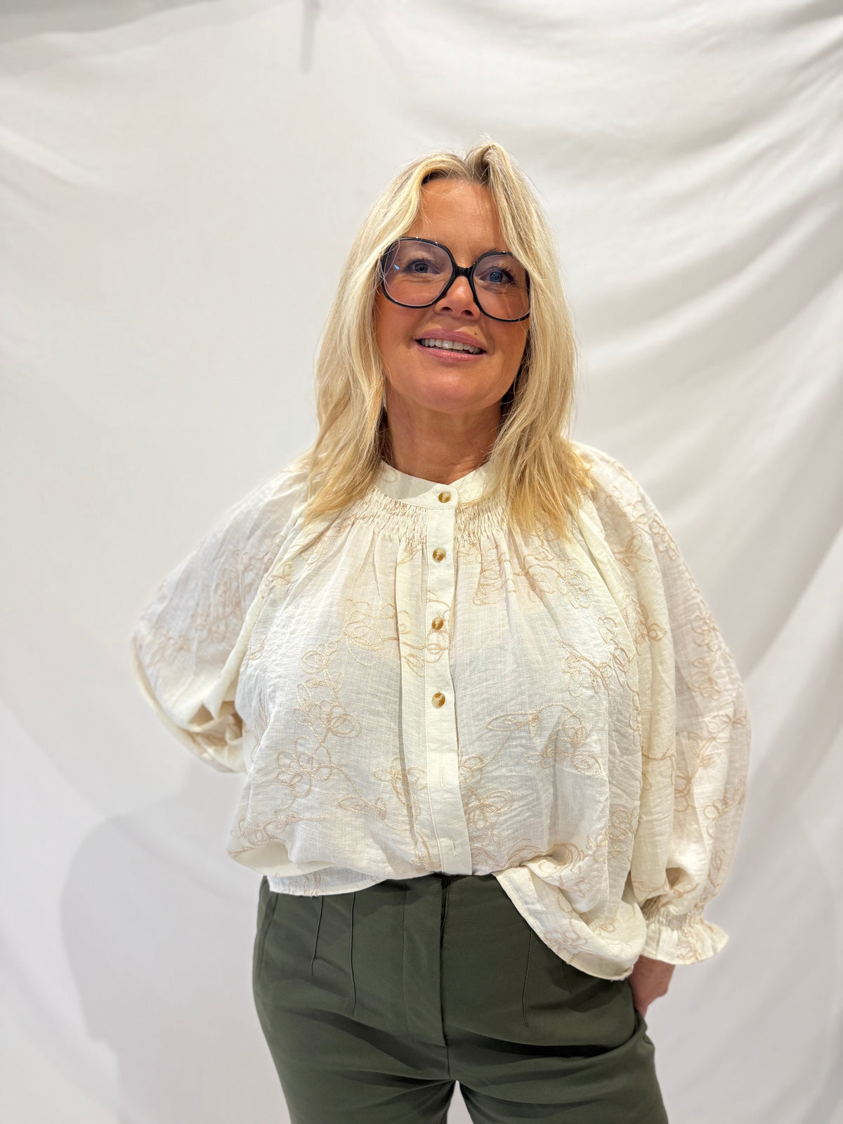 Blouse beige GT - Ava