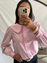 Blouse rayure rose - Rosie