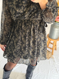 Robe courte noir - Alma