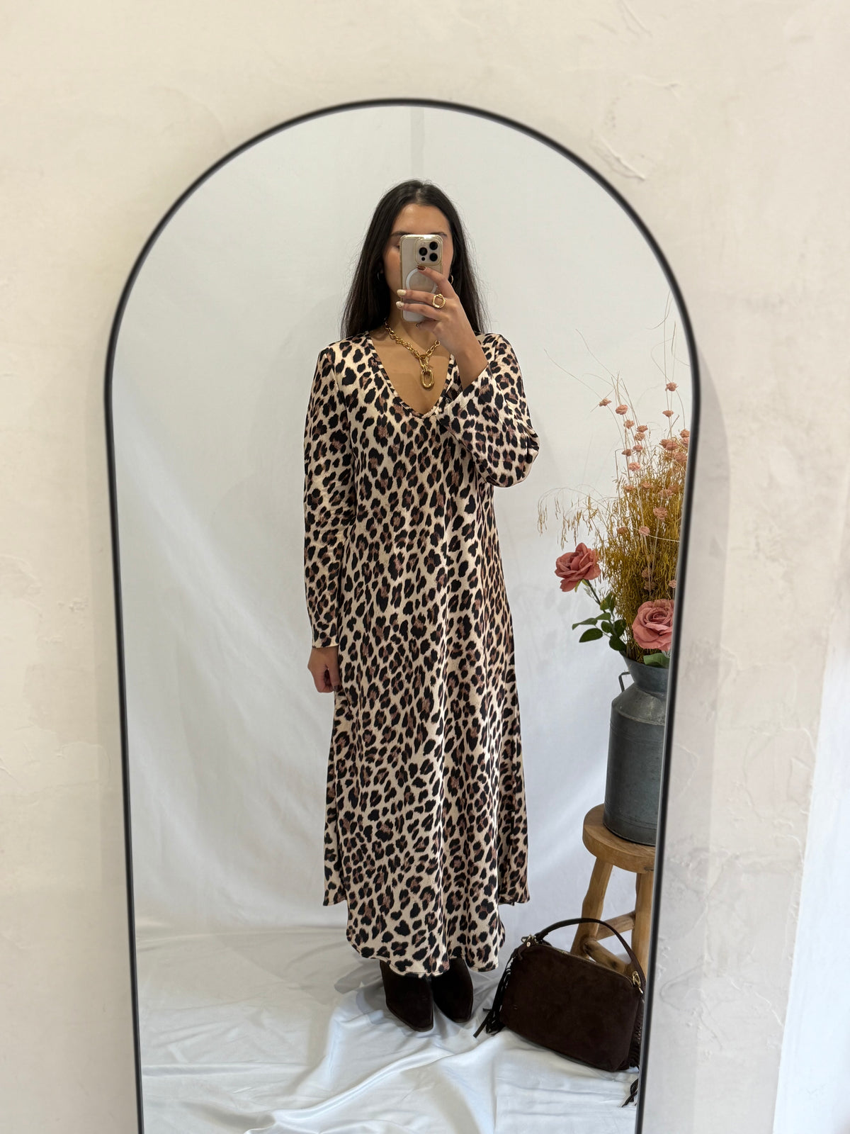 Robe longue léopard - Topia